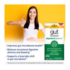 Country Life Gut Connection capsules in a pack for daily digestion support