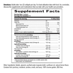 Country Life Omega 3-6-9 natural lemon flavor reduces fishy aftertaste.