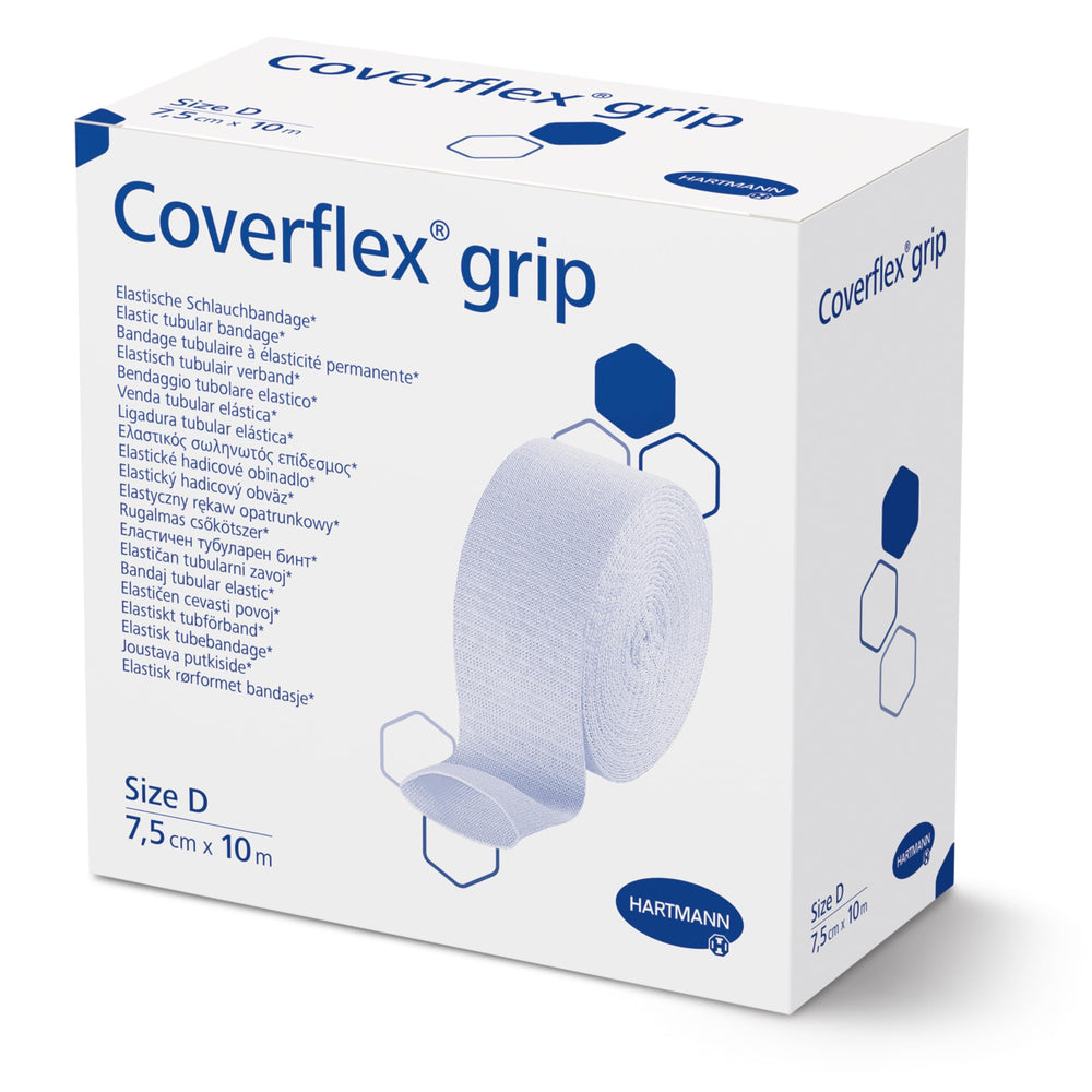 Coverflex Grip slip-on design speeds wrap without clips or tape.