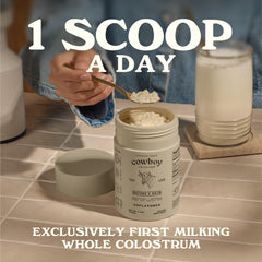 Cowboy Colostrum ethical sourcing from US farms.