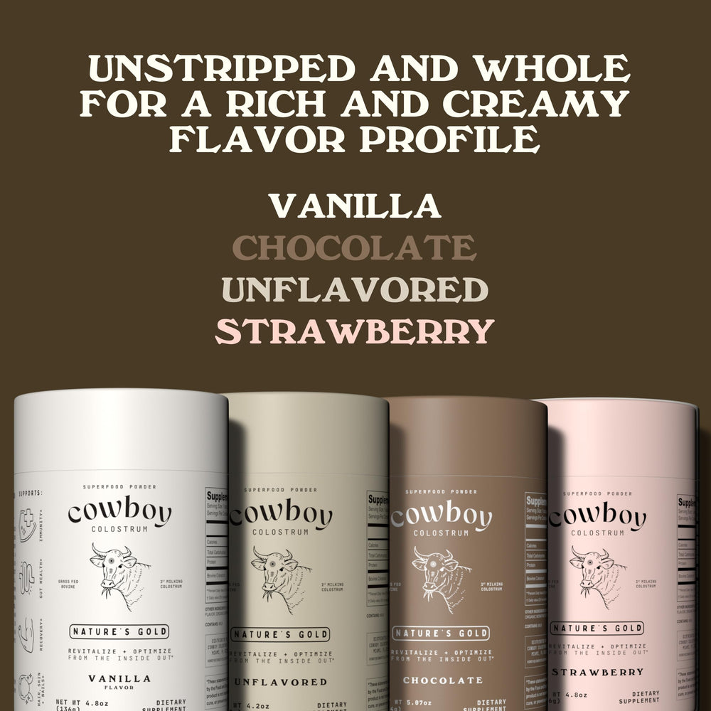 Premium packaging preserves bioactive nutrients from the first milking.