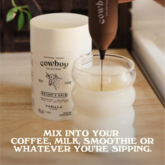 Cowboy Colostrum travel pack in a studio setup for everyday use