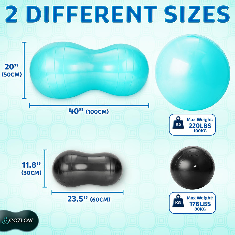 COZLOW air pump for quick inflation to start workouts fast