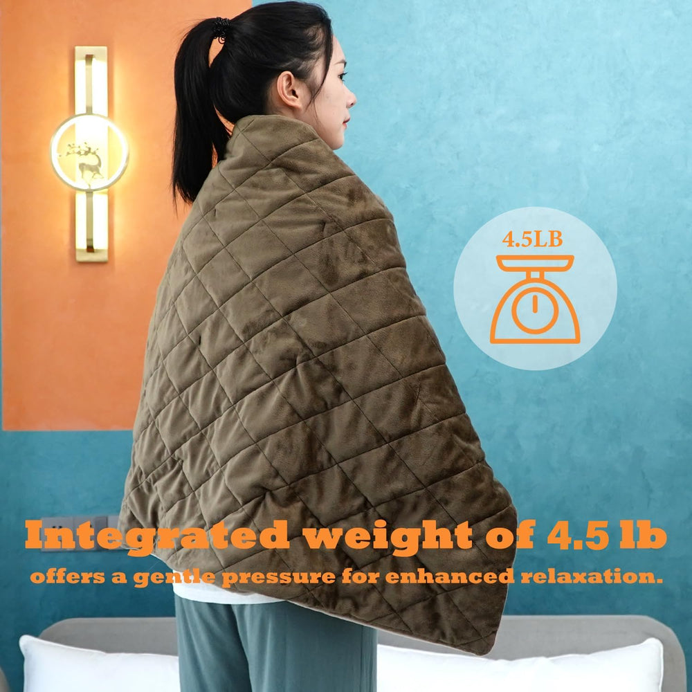 Cozzyhug Pro Extreme XXXL four-heat-settings control panel close-up for customizable warmth.