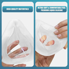 CPAP Vitality packaging for F20 Medium cushion, compact and ready for replacement