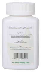 Crackaging hypersorption graphic shows improved bioavailability for Cycloastragenol.