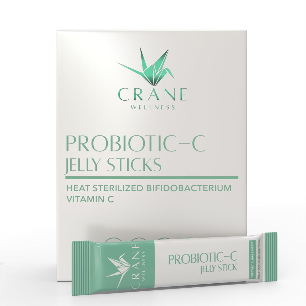 CRANE WELLNESS sugar-free, vegan-friendly jelly sticks ready to savor.