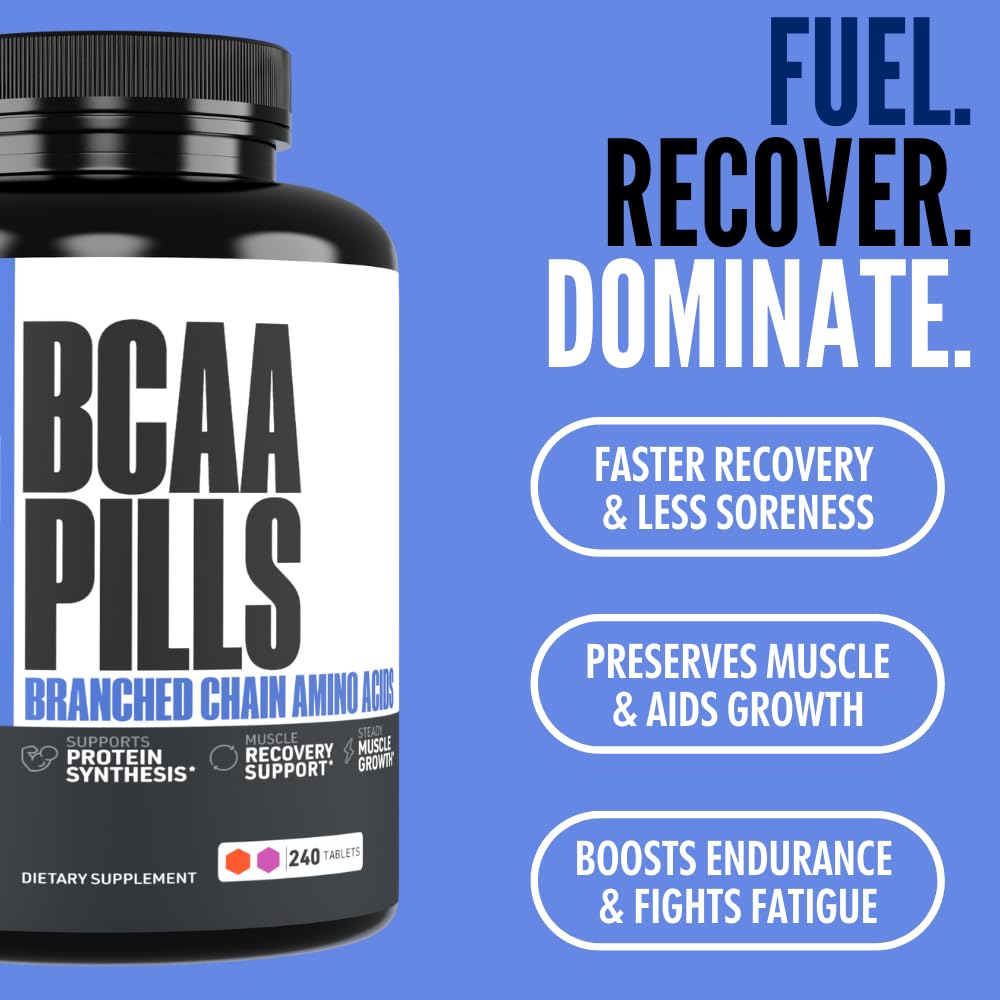 Crazy Muscle BCAA 2:1:1 ratio label on bottle.