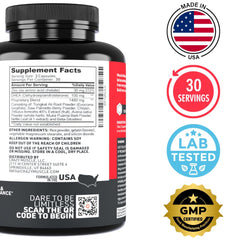 Crazy Muscle capsules before bed for night-time routine.