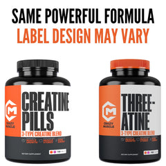 Crazy Muscle daily fitness routine with Three-atine