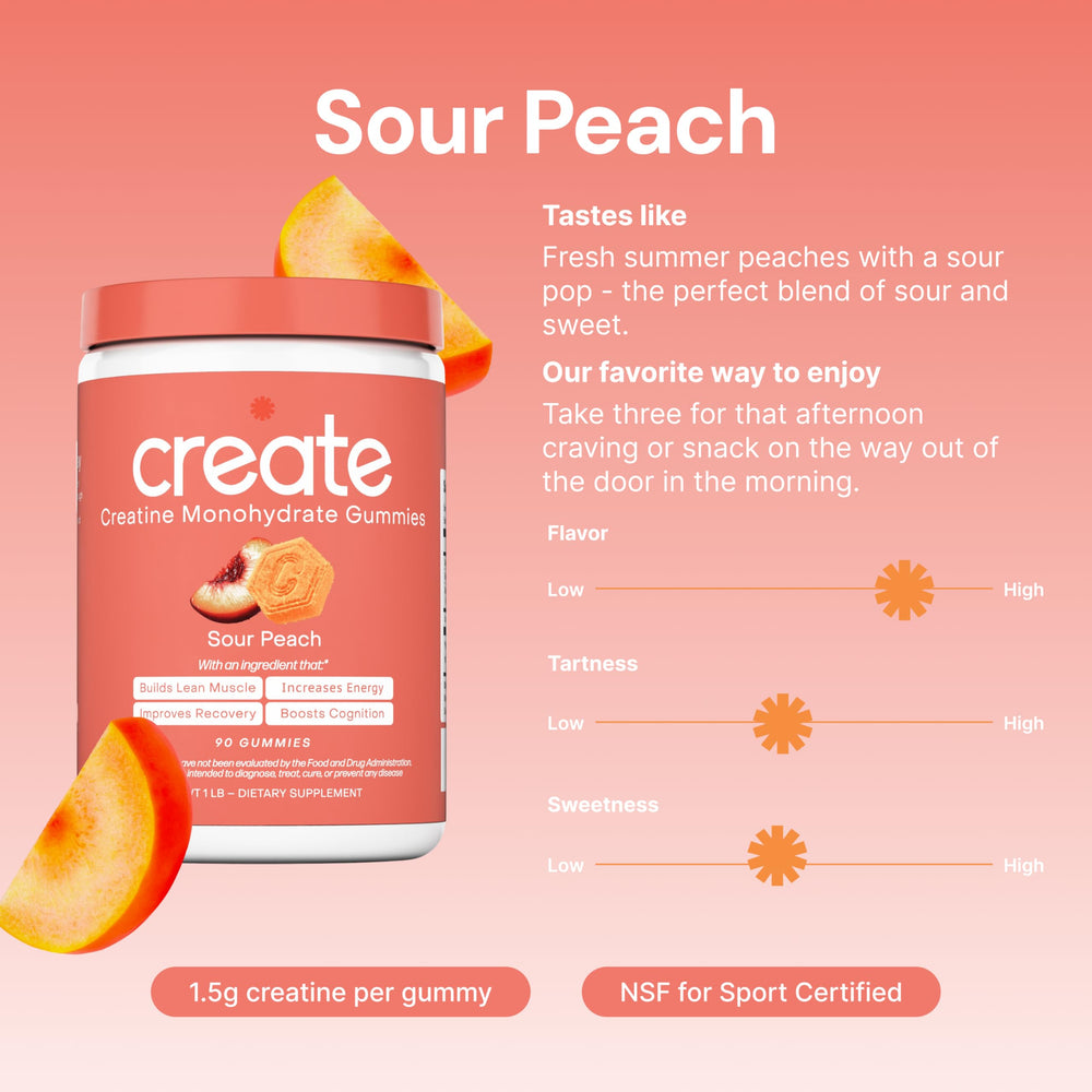 Create Creatine Gummies pour-glass scene implies easy intake