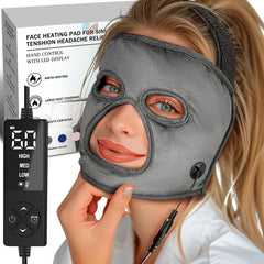 CREATRILL heated face mask for sinus relief with soothing warmth