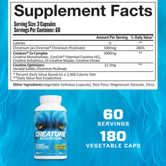 Athlete using CREATURE Creatine Complex during training for potential performance support