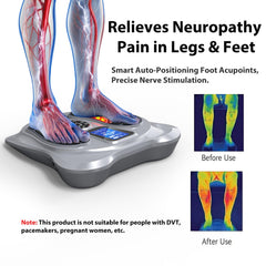 Creliver EMS Foot Massager control panel with modes and intensity