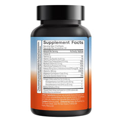 CreNeuroS CNS Fish Oil Plus label—calcium L-5-MTHF and vitamin D with zinc.