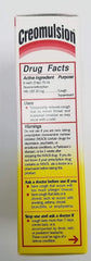 Creomulsion dosing instructions visible on packaging