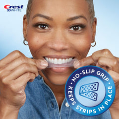 Crest 3D Whitestrips Age Renew no-slip grip keeps strips in place