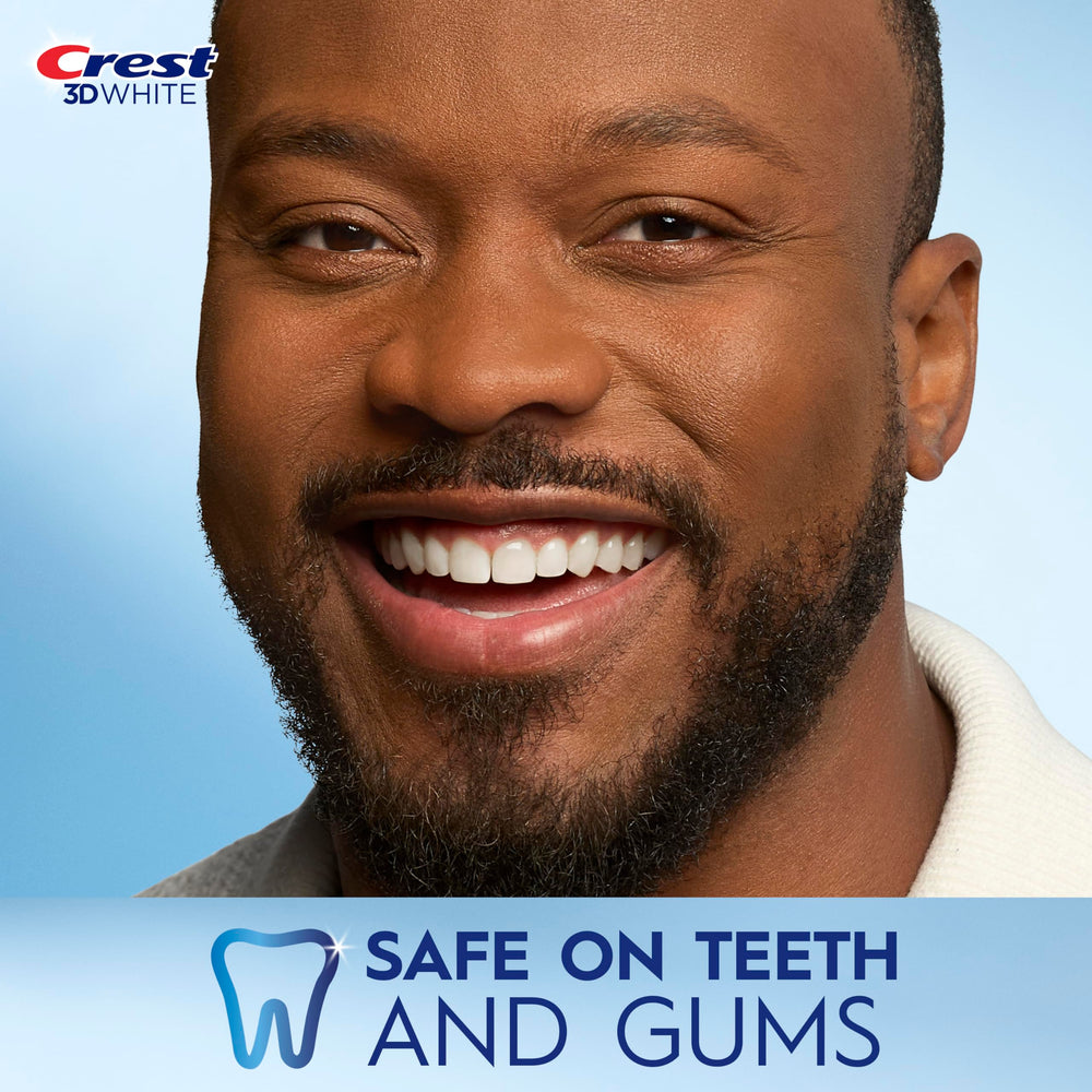 Crest 3D Whitestrips Professional Effects Advanced Seal Technology label highlight.