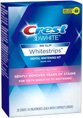 Crest 3D Whitestrips Sensitive 30 minute treatment fits into busy days
