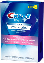 Crest 3D Whitestrips Sensitive ADA seal signals trusted whitening
