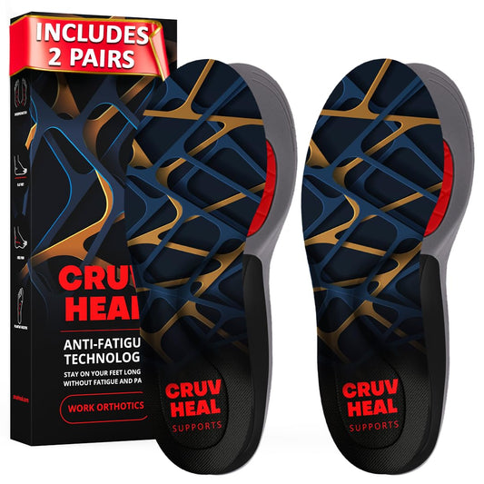 CRUVHEAL work orthotic insole with arch support for all-day comfort