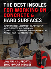 CRUVHEAL Work Pro Comfort Insole gel pads visible for enhanced cushioning during long shifts
