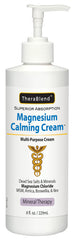 CryoDerm magnesium calming cream 8 oz packaging with mineral-rich formula.