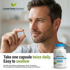 CRYSTAL PEAKS NUTRITION packaging on store shelf.