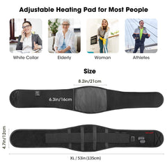 CUEHEAT control panel shows 3 heating and 3 massage modes