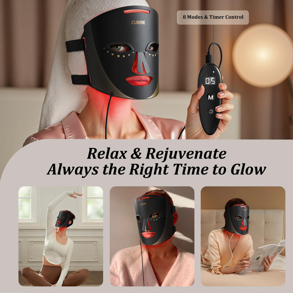 CUEME rechargeable controller for easy, wireless operation.