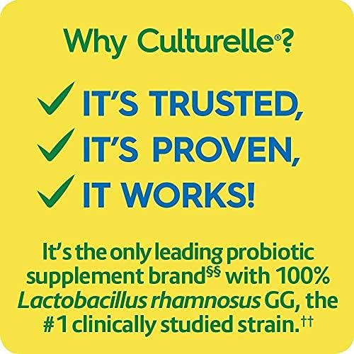 Culturelle LGG probiotic strain close-up for digestive support.