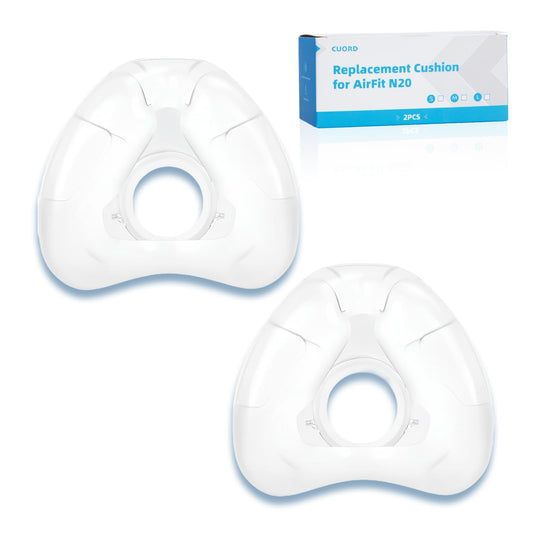CUORD nasal cushion for AirFit N20 clip-connection secures fit and easy setup