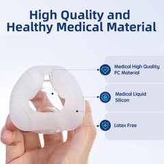 CUORD AirFit N20 cushion clip connection demonstrates secure fit with the original frame.