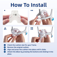 CUORD cushion compatibility with the original AirFit N20 frame for dependable use.