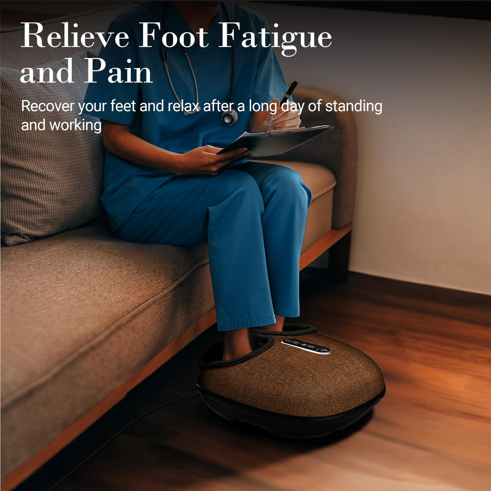 CuPiLo 3D massage targets feet and joints for comprehensive relief.
