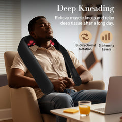 CuPiLo extended straps design supports larger bodies for precise massage control