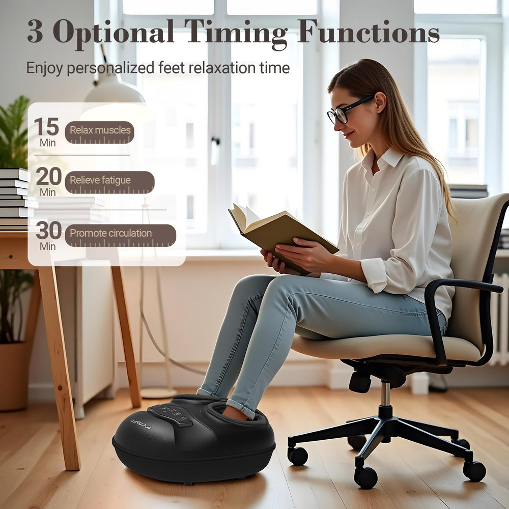 CuPiLo air compression cushions arches for full-foot comfort.