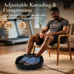 CuPiLo Foot Massager compact design fitting under a desk