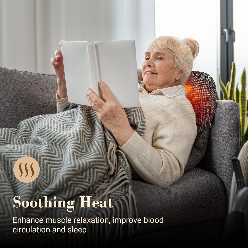 CuPiLo heat function activated to soothe tight muscles during use.