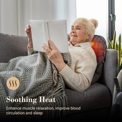 CuPiLo heat function activated to soothe tight muscles during use.