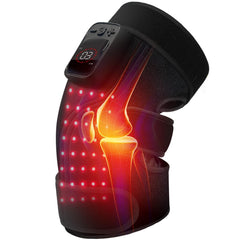 CuPiLo Knee Massager front view with red light therapy and heat for joint comfort