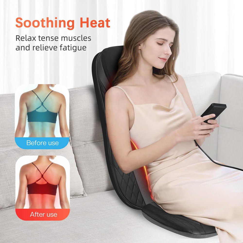 CuPiLo seat cushion delivers gentle vibration for hips and thighs.