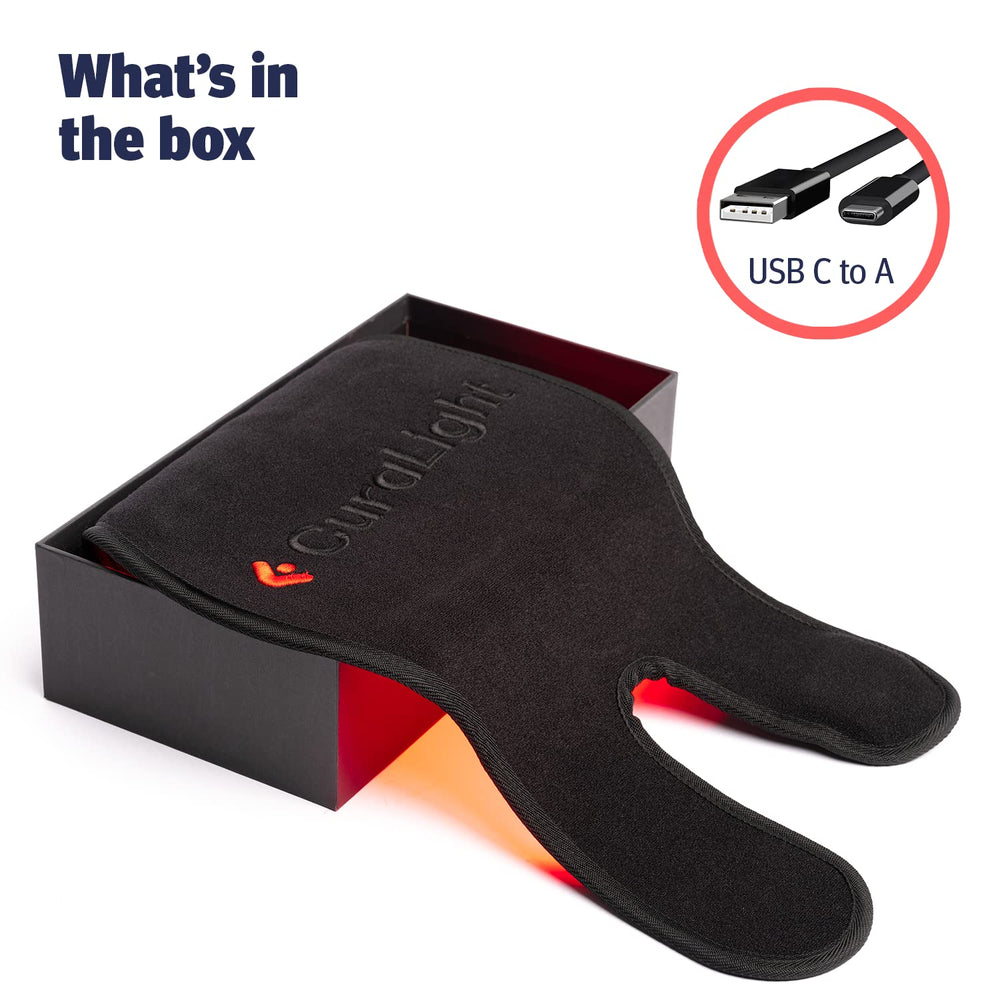 Curalight compact wrap design with simple controls for easy use.