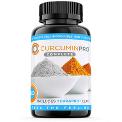 Curcuminpro Detox ingredients featuring turmeric and bentonite clay for gentle daily detox.