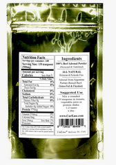 CurEase grass-fed Argentine adrenal powder packaging emphasizing sustainable farming practices.
