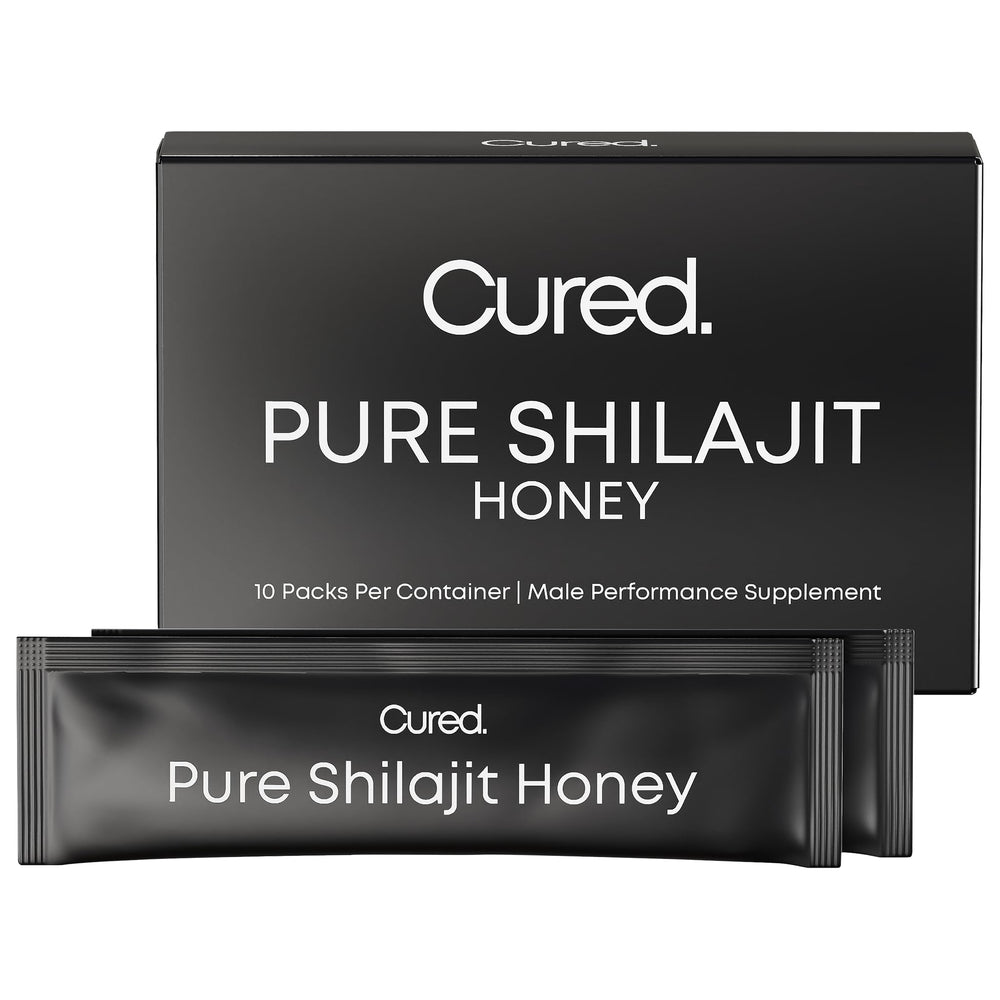 Cured Pure Himalayan Shilajit Honey Stick pack shows sticks for daily energy.