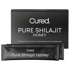 Cured Pure Himalayan Shilajit Honey Stick pack shows sticks for daily energy.