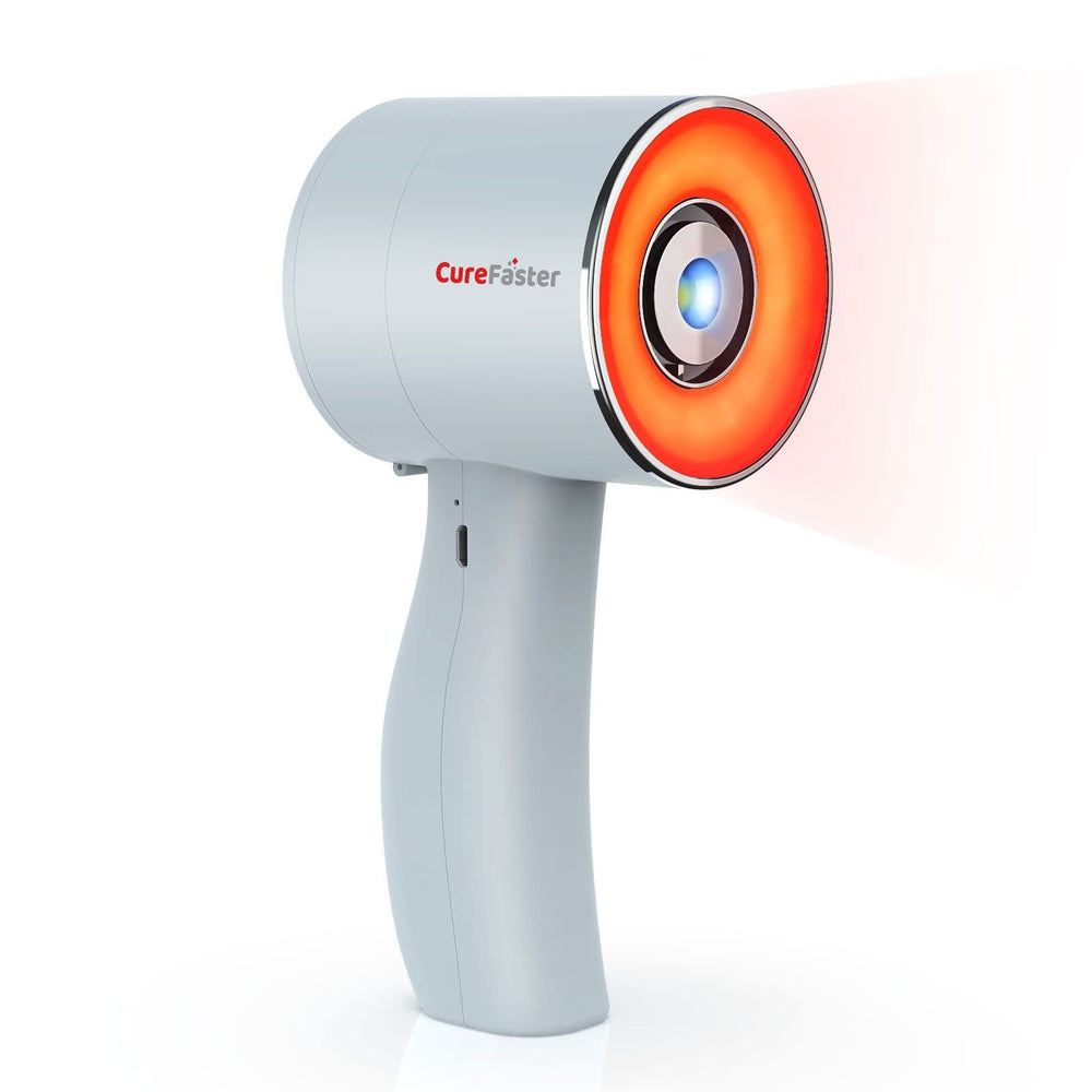 Curefaster red light therapy device front view for at-home relief