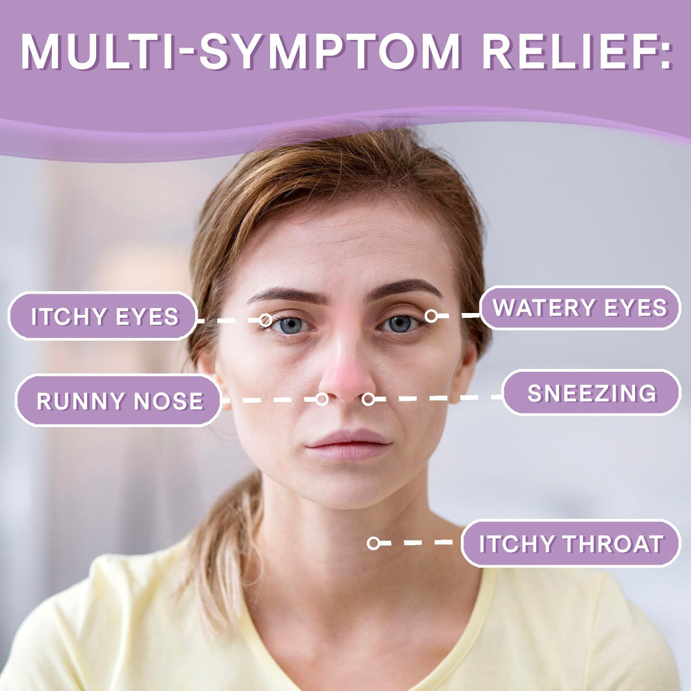 Curist Fexofenadine 180mg closeup-tablets highlights clearly labeled non-drowsy formula.