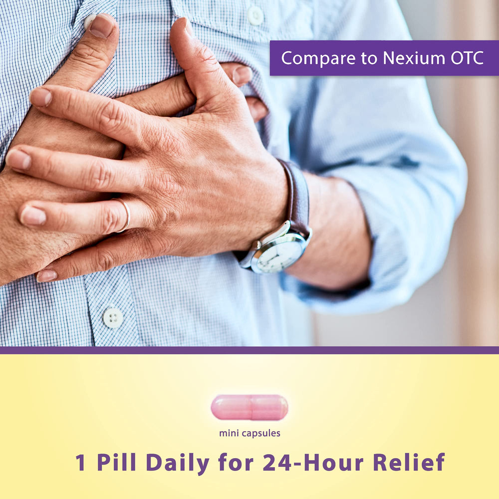Curist Heartburn Relief capsules in daily-use scene for ongoing comfort